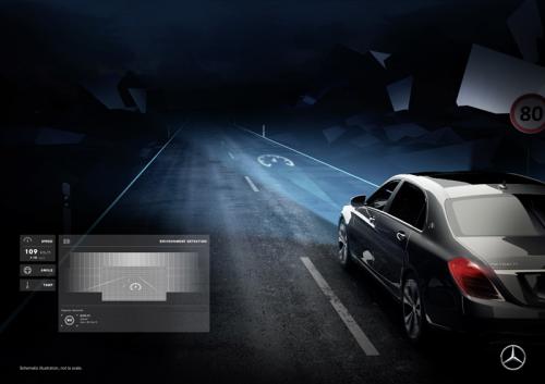 Weltpremiere in der Mercedes-Maybach S-Klasse: DIGITAL LIGHT: Das Licht der Zukunft kommt auf die Straße